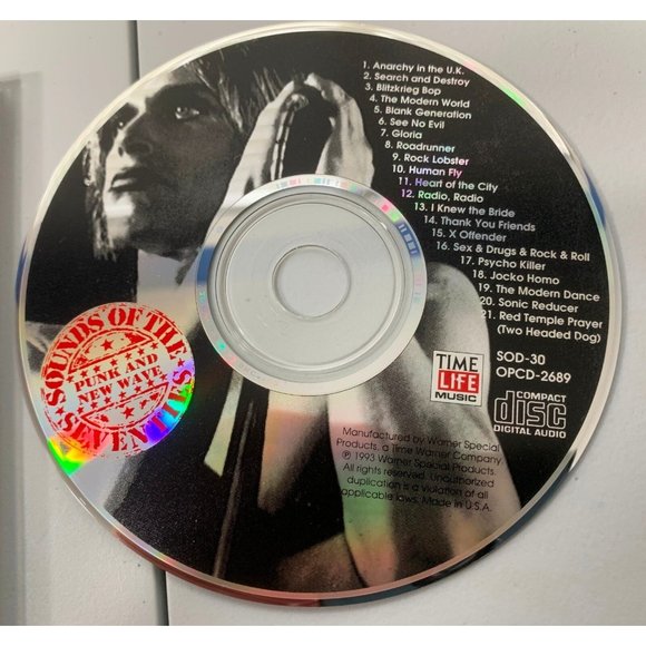Sounds of the Seventies CD Punk New Wave Artists Ramones Sex Pistols Devo Cramps - Picture 2 of 7